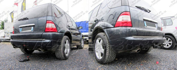 фото Фаркоп Westfalia для Mercedes M-Class w163 1998-2005