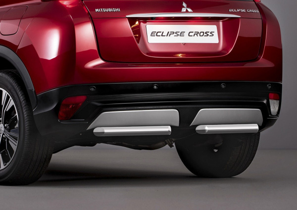 Фото Защита заднего бампера d57 Mitsubishi Eclipse Cross 2018-