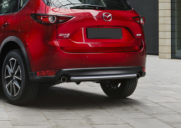 Фото Защита заднего бампера d42 Mazda CX-5 2017-