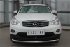 Фото Защита переднего бампера d63 (секции) INFINITI QX 50 2014-2016