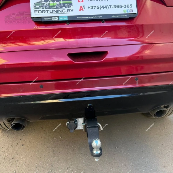 Фаркоп AvtoS (Россия) «быстросъемный под квадрат» для Ford Escape III (2012-2019)