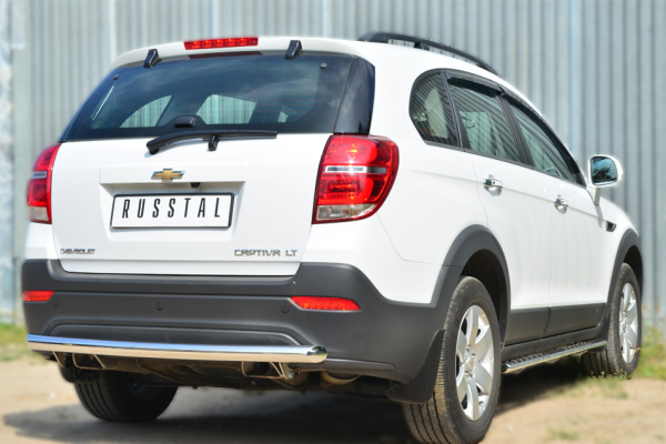 Фото Защита заднего бампера d63(дуга) CHEVROLET Captiva 2013-2016