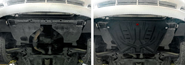 Фото Защита картера и КПП Автоброня для Chevrolet Lacetti, V - 1,4; 1,6; 1,8 2004-2013