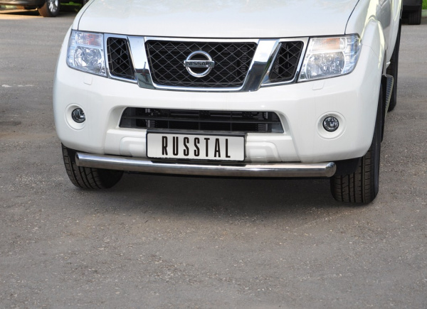 Фото Защита переднего бампера d76 NISSAN Pathfinder 2010-2013