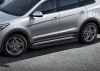 Фото Пороги алюминиевые Rival "Black" для Hyundai Grand Santa Fe 2012-2016-