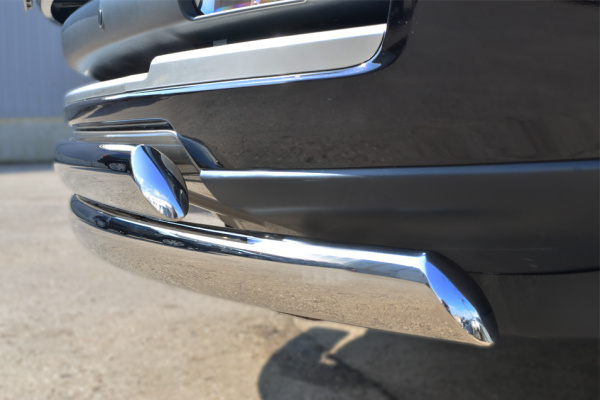 Фото Защита переднего бампера 75х42 (дуга) 75х42 (дуга) LAND ROVER Vogue 2013