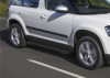 Фото Пороги алюминиевые Rival "Black" для Skoda Yeti 2009-2014-
