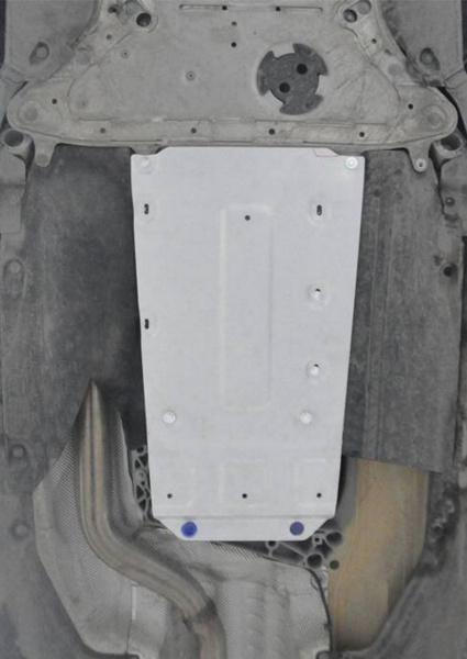 Фото Защита КПП и РК Rival для BMW 5-series 4WD 2016-н.в., алюминий 4 мм, с крепежом, 333.0530.1