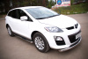 Фото Пороги труба d76 с накладками (вариант 1) MAZDA CX-7 2010-2013