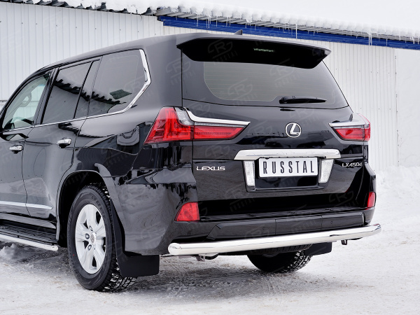 Фото Защита заднего бампера d76 секции LEXUS LX450d-LX570 2015 (кроме F-Sport)