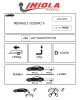 фото Фаркоп Imiola для Renault Grand Scenic II 2004-2009 / Renault Scenic II 2003-2009