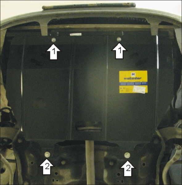 Фото Защита Motodor для картера и кпп Peugeot 206 (HB) (1998-2007)