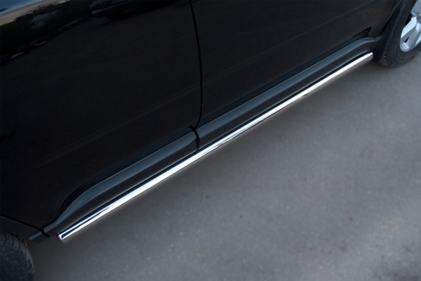 Фото Пороги труба d63 (вариант 3) NISSAN X-Trail 2011-2014