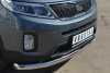 Фото Защита переднего бампера d76 ( секции) KIA Sorento 2012-