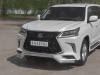 Фото Защита переднего бампера d63 волна LEXUS LX450d-LX570 (TRD Superior) 2015-