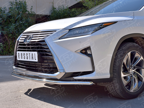 Фото Защита переднего бампера d42 секция LEXUS RX200t 2015- (кроме F-Sport)