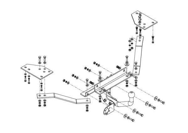 фото Фаркоп AvtoS для VOLVO S40 (2004-2012)