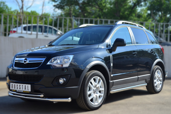 Фото Пороги труба d63 (вариант 1) OPEL ANTARA 2012-