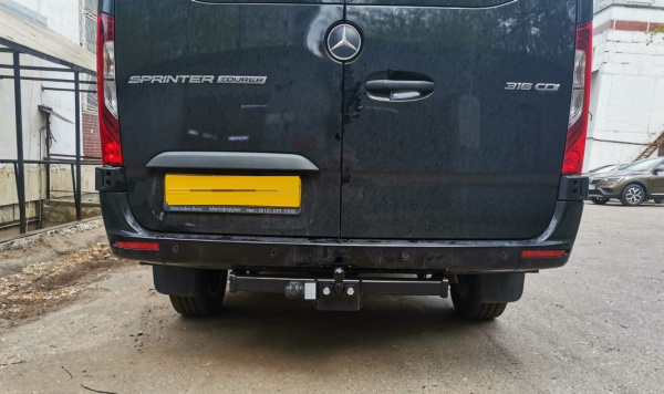 фото Фаркоп Imiola для Mercedes Sprinter 3550 мм, 4025 мм фургон без ступеньки, шасси, в т.ч. 5 тонн 2006-
