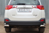 Фото Защита заднего бампера уголки d63 (секции) d42(секции) TOYOTA RAV4 2013-2015