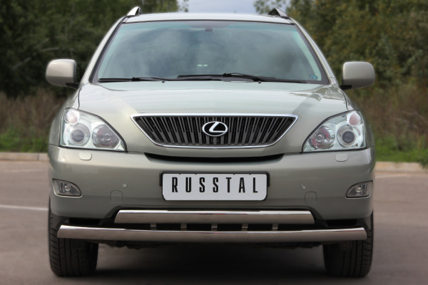 Фото Защита переднего бампера d75х42/75х42 Lexus RX300/330/350 2003-2008