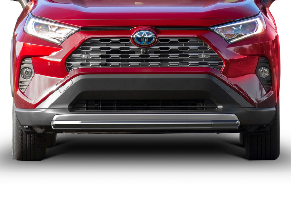 Фото Защита переднего бампера короткая d57 Rival для Toyota Rav4 V XA50 2019-н.в.