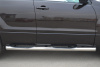 Пороги труба d76 с накладками (вариант 1) SUZUKI Grand Vitara 5 дв. 2012-2016
