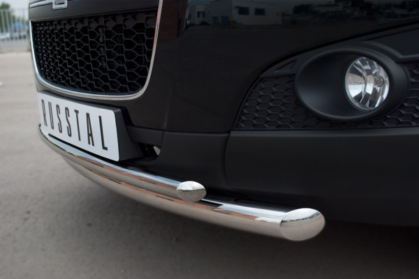 Фото Защита переднего бампера d63/42 CHEVROLET Captiva 2011-2013