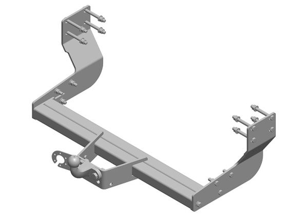фото Фаркоп AvtoS для VOLKSWAGEN Crafter (со ступенькой) (2006-2017)
