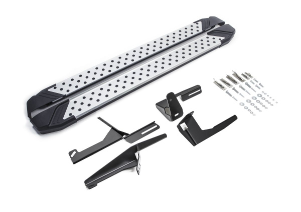 Фото Пороги алюминиевые Rival "Bmw-Style" для Changan CS35 2013-