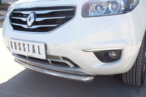 Фото Защита переднего бампера d63 RENAULT Koleos 2012-2016