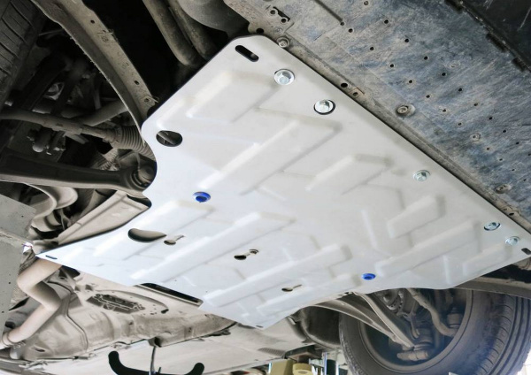 Фото Защита картера и КПП Rival для Audi A5 2007-2011 2011-2016, алюминий 4 мм, с крепежом, 333.0324.1
