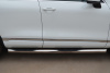 Пороги труба d76 с накладками (вариант 1) VOLKSWAGEN Touareg 2010-2013