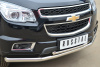Фото Защита переднего бампера d63 (секции) d42 (дуга) CHEVROLET Trailblazer 2012-