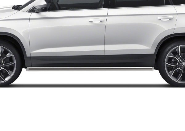 Фото Защита порогов d57 Rival для Skoda Karoq 2020-н.в.