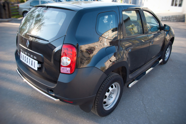 Фото Защита заднего бампера d42 (дуга) RENAULT Duster 4x2 2011-2014