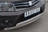 Фото Защита переднего бампера d75/42х75/42 овалы (дуга) SUZUKI Grand Vitara 5 дв. 2012-2016