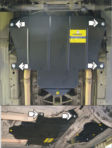 Фото Защита Motodor для КПП JAGUAR XJ (2003-2007)