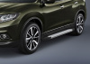 Фото Пороги алюминиевые Rival "Silver" для Nissan X-Trail 2015-