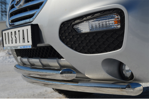 Фото Защита переднего бампера d63/d63 (дуга) LIFAN X60 2011-2016