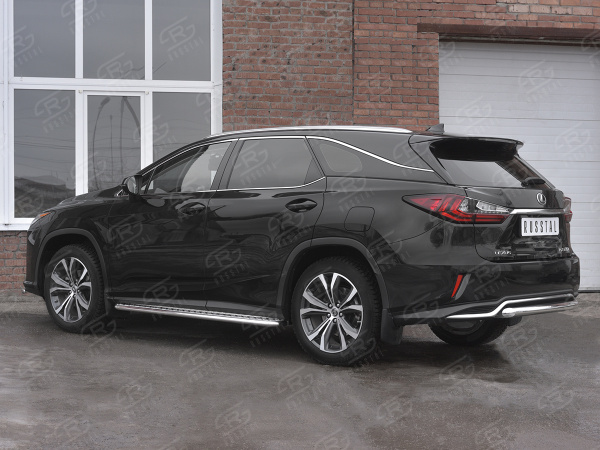Фото Защита заднего бампера d63 дуга LEXUS RX 350L (not F-Sport) 2018-