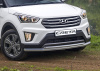Фото Защита переднего бампера d57+d42 Hyundai Creta 2016-