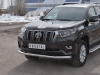 Фото Защита переднего бампера d76 секции TOYOTA LC PRADO 150 2017-