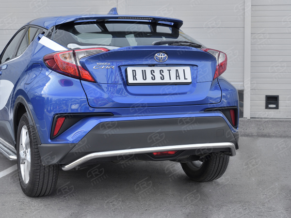 Фото Защита заднего бампера d42 волна TOYOTA C-HR 2018-