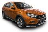 Защита порогов d42 Lada Vesta SW Cross 2017-