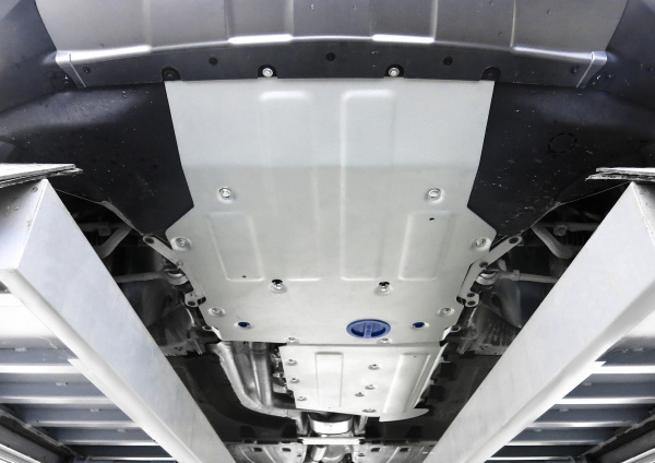 Фото Защита картера, КПП и РК Rival для BMW X3 2017-н.в., алюминий 4 мм, с крепежом, K333.0531.1