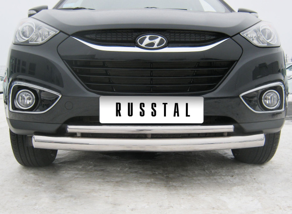 Фото Защита переднего бампера d76/42 HYUNDAI IX35 2010-2012