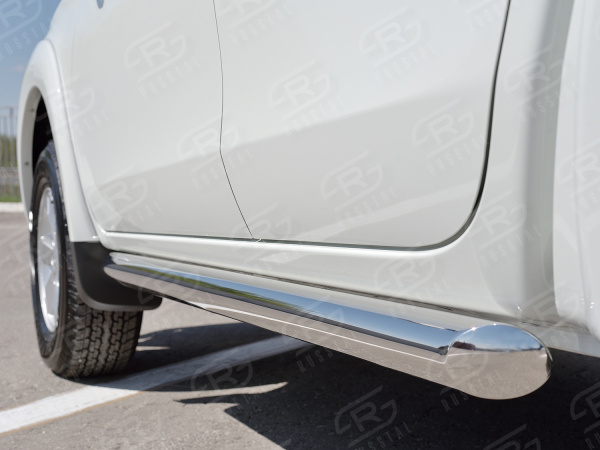 Фото Пороги труба d76 (вариант 1) MITSUBISHI L200 2015-