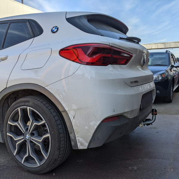 Фаркоп Мотодор с оцинкованным шаром на BMW X2 F39 2017-