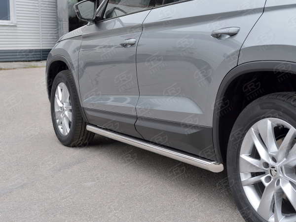 Фото Пороги труба d63 (вариант 1) SKODA KODIAQ 2017-